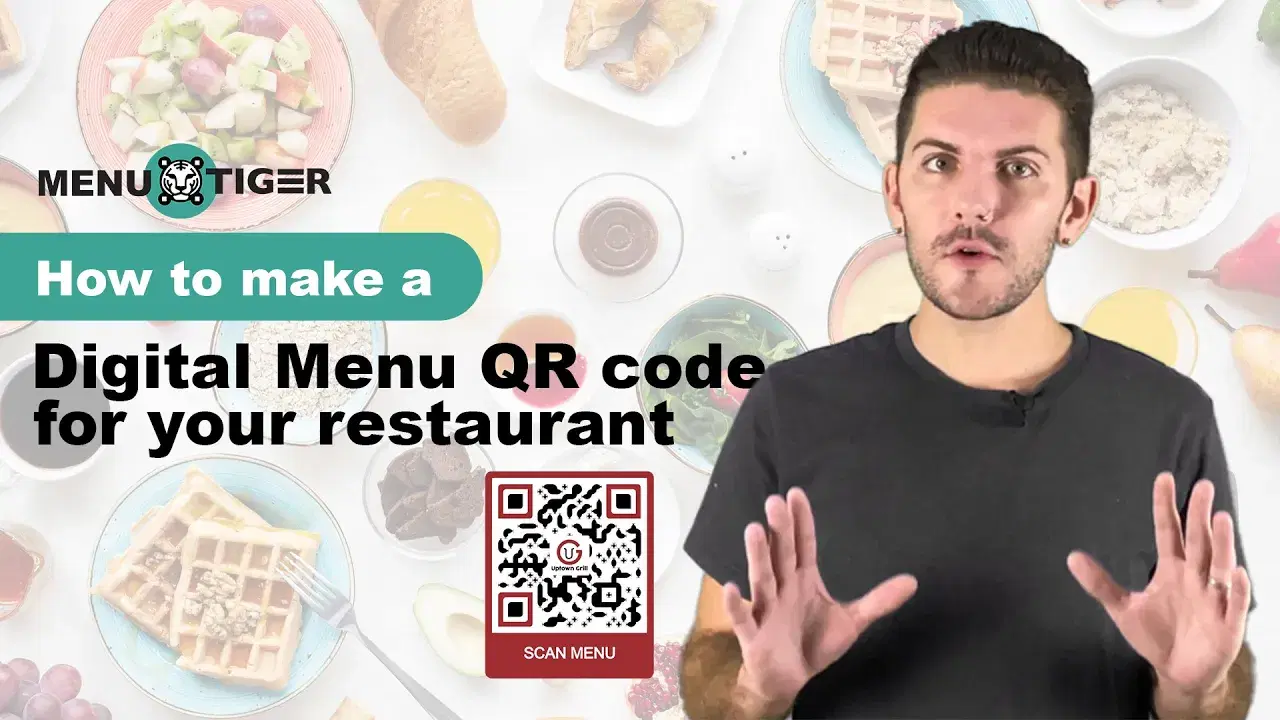 Digital menu QR code restaurant